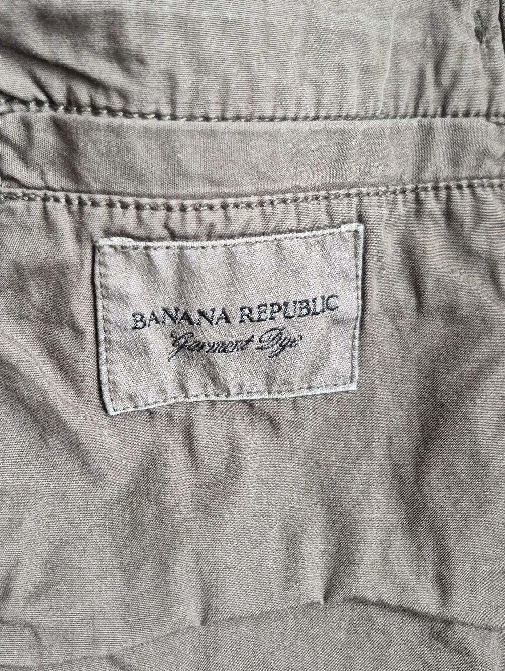 Banana Republic Safari Jacket Men Sz Large Brown Canvas Field Barn Chore Utility